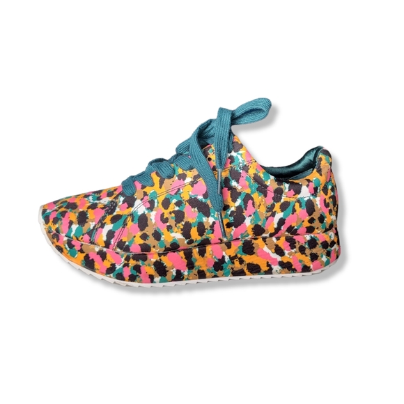 ⚡️$11 Zara Woman Colorful Satin Sneakers size 6.5
